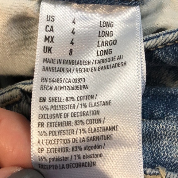 American Eagle skinny jeans size 4 long - Picture 6 of 9